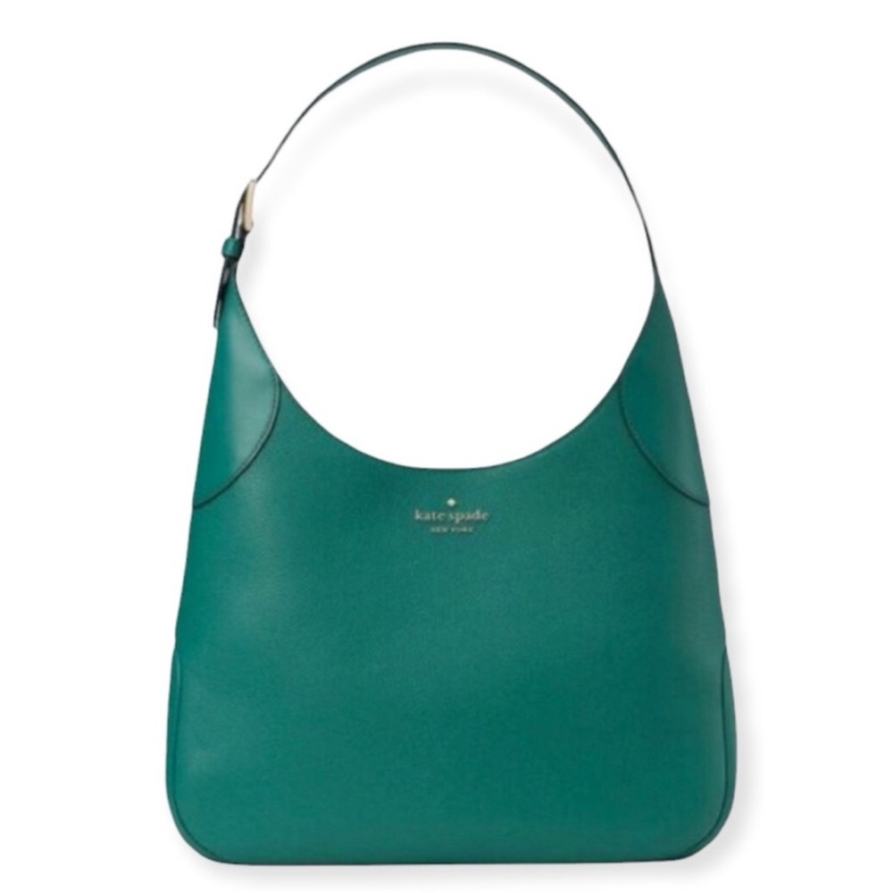 KATE SPADE ♠️ New York "Aster" 💚DEEP JADE GREEN💚LEATHER SHOULDER BAG 🌟EUC🌟